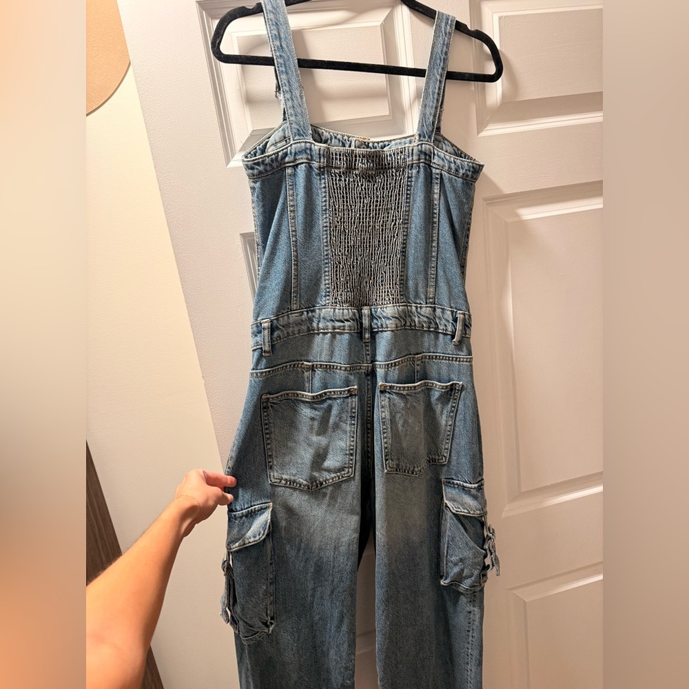 ZARA JEAN JUMPSUIT - Picture 4 of 9